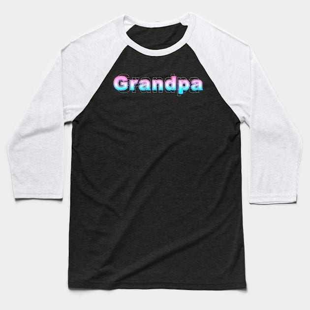 Grandpa Baseball T-Shirt by Sanzida Design